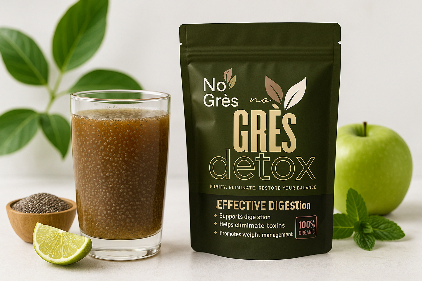 No Grès Detox – 100% Organic Cleanse Drink Mix